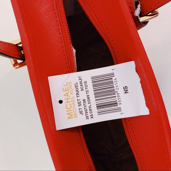 Michael Kors  Jet Set Travel Scarlet XS Cryl - Picture 10 of 11